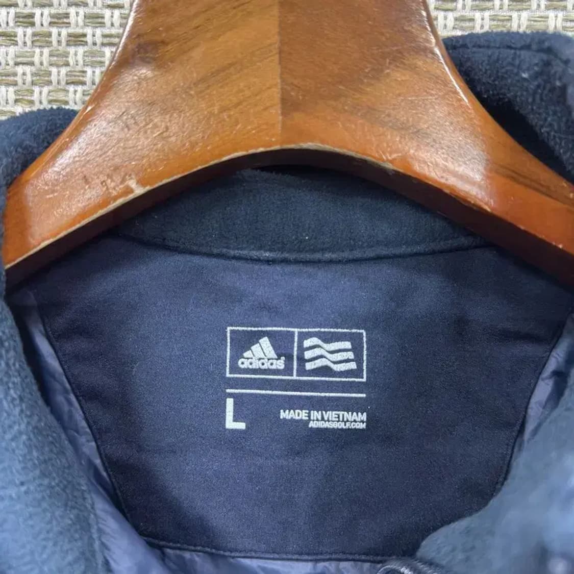 아디다스 골프 자수로고 플리스 후리스 집업 L A01407 상품이미지3