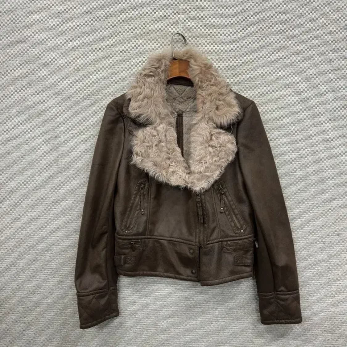 지오송지오 캐주얼 양털 무스탕 자켓 94 A01419 상품이미지1