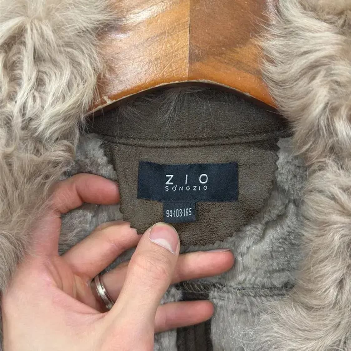 지오송지오 캐주얼 양털 무스탕 자켓 94 A01419 상품이미지3