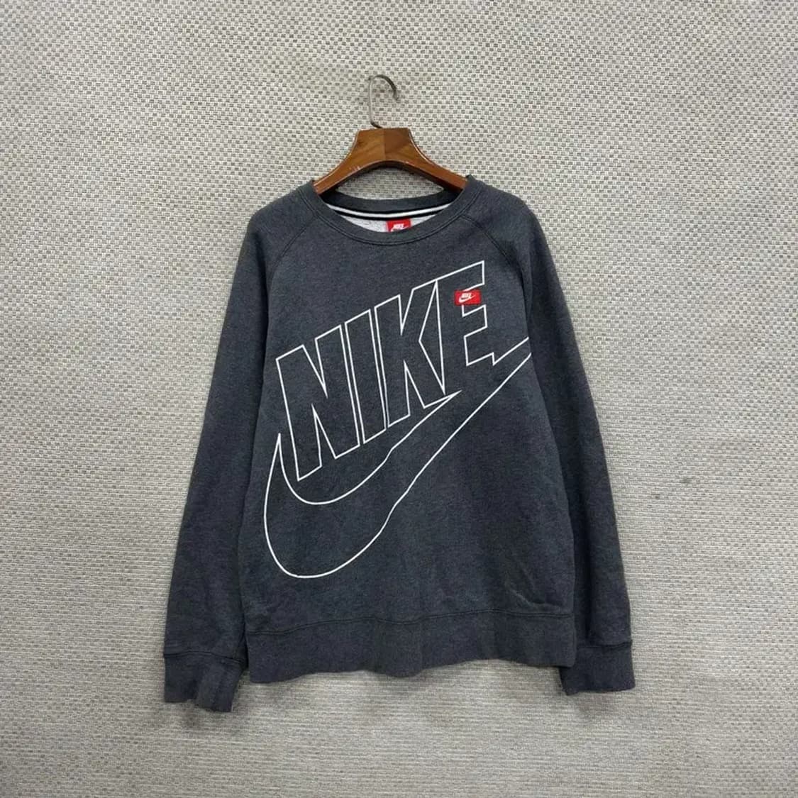 나이키 캐주얼 빅로고 약기모 스웻셔츠 맨투맨 L A01410 상품이미지1