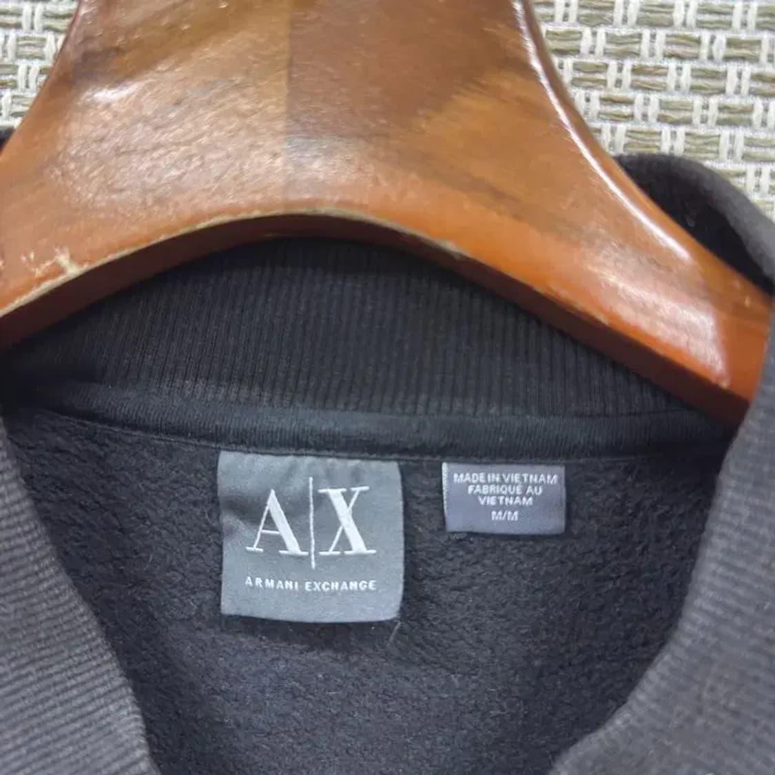 아르마니 익스체인지 울 꽈배기 약기모 집업 M/M A01430 상품이미지3