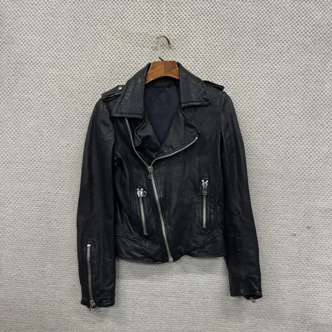 캘빈클라인 라이더 가죽 자켓 55 A01431 상품이미지1