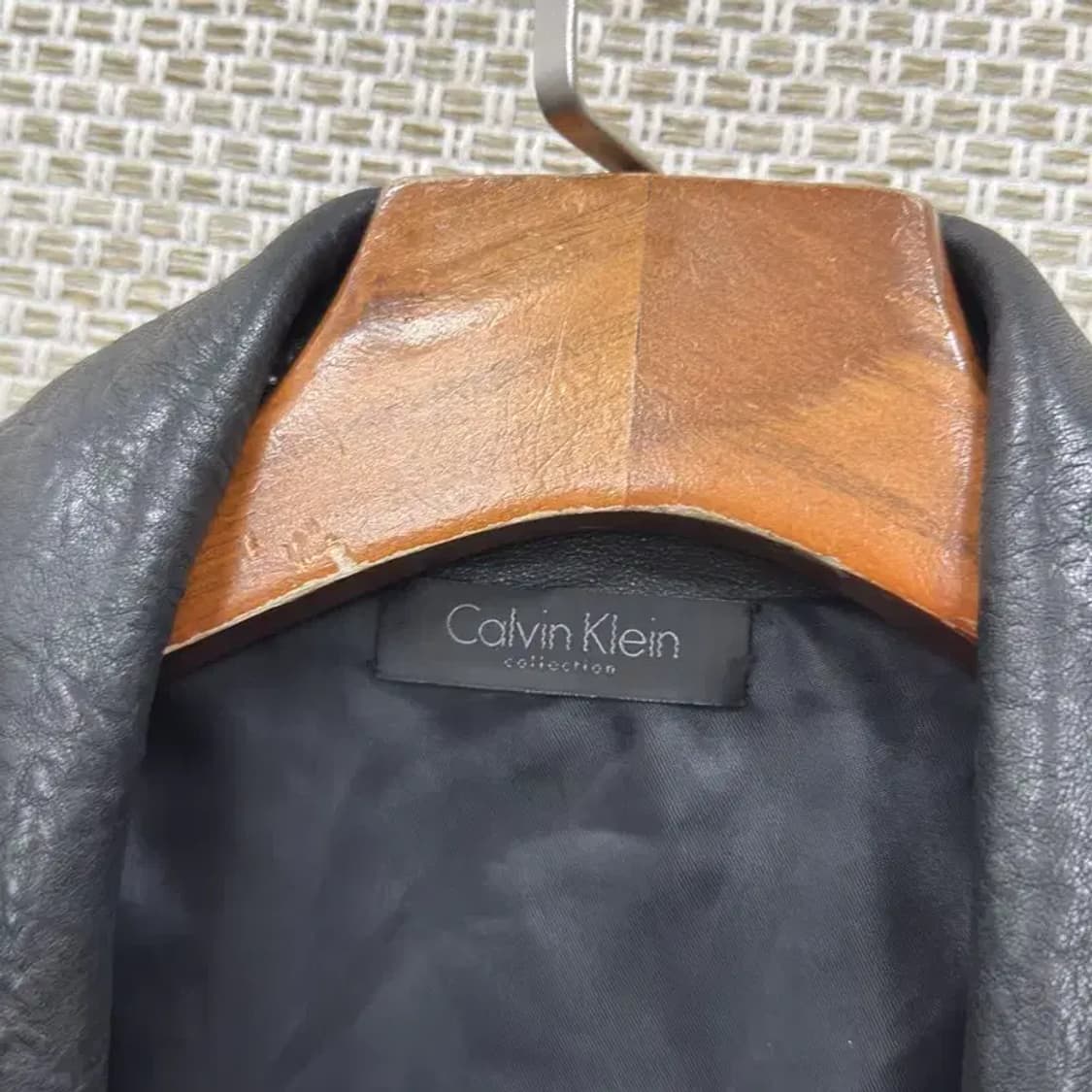 캘빈클라인 라이더 가죽 자켓 55 A01431 상품이미지3