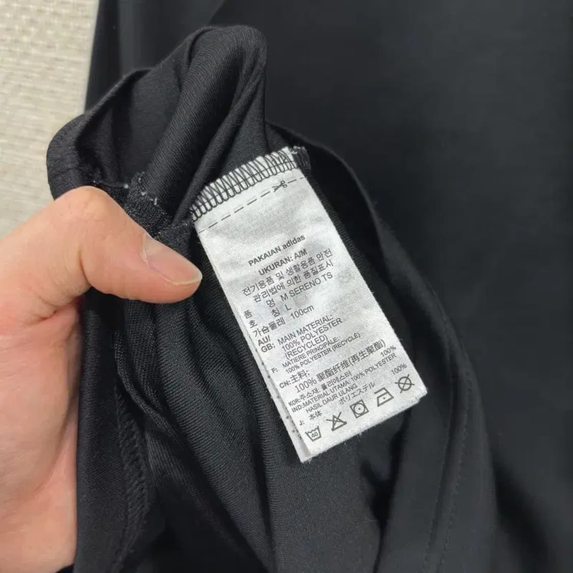 아디다스 프린팅로고 트랙탑 져지 집업 L A01482 상품이미지4