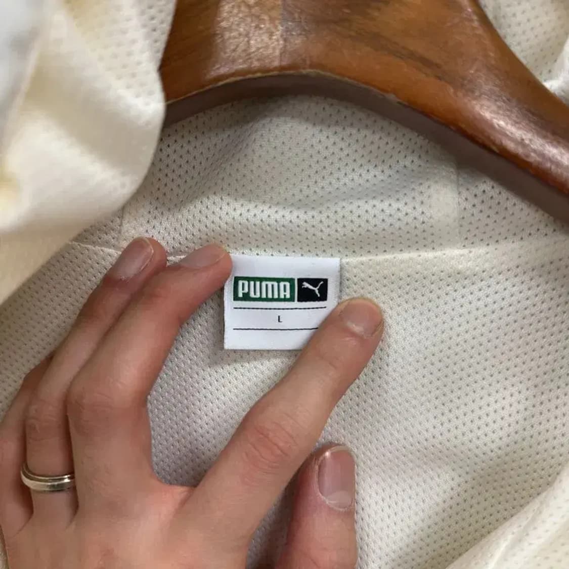 푸마 캐주얼 프린팅로고 아노락 반집업 바람막이 L A01485 상품이미지3