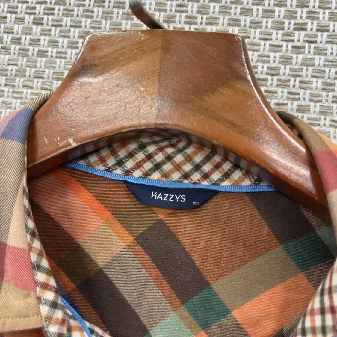 헤지스 캐주얼 자수로고 긴팔 셔츠 95 A01491 상품이미지3