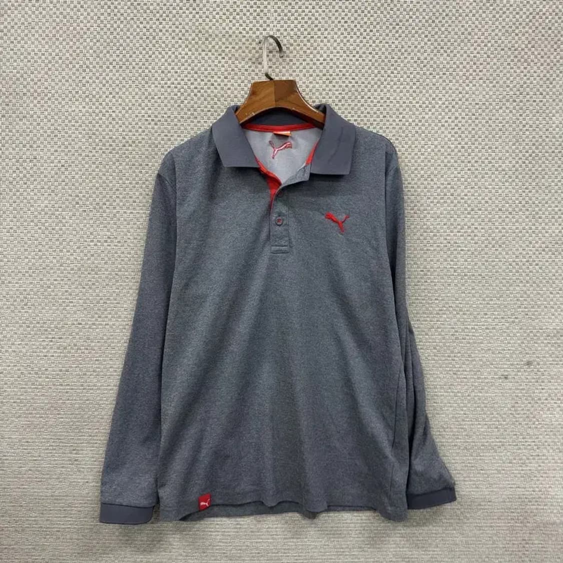 푸마 캐주얼 자수로고 긴팔카라티 M A01493 상품이미지1