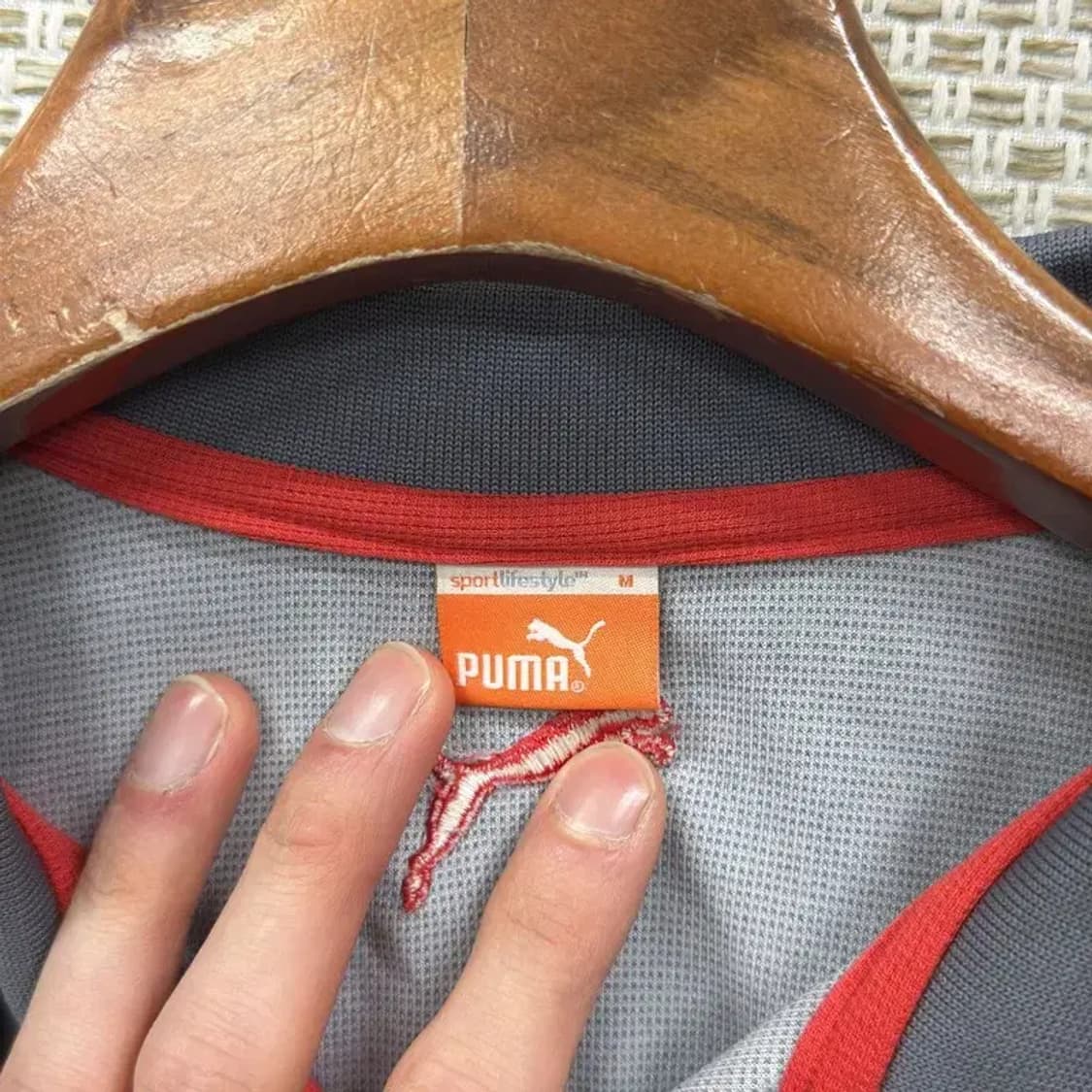 푸마 캐주얼 자수로고 긴팔카라티 M A01493 상품이미지3