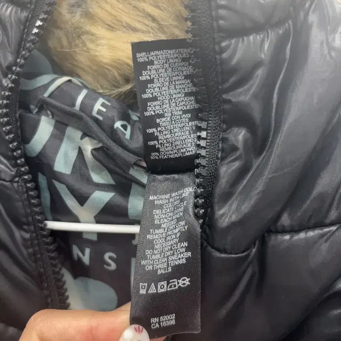 도나카란뉴욕 DKNY 캐주얼 무광 여성 패딩 점퍼 M A01495 상품이미지4