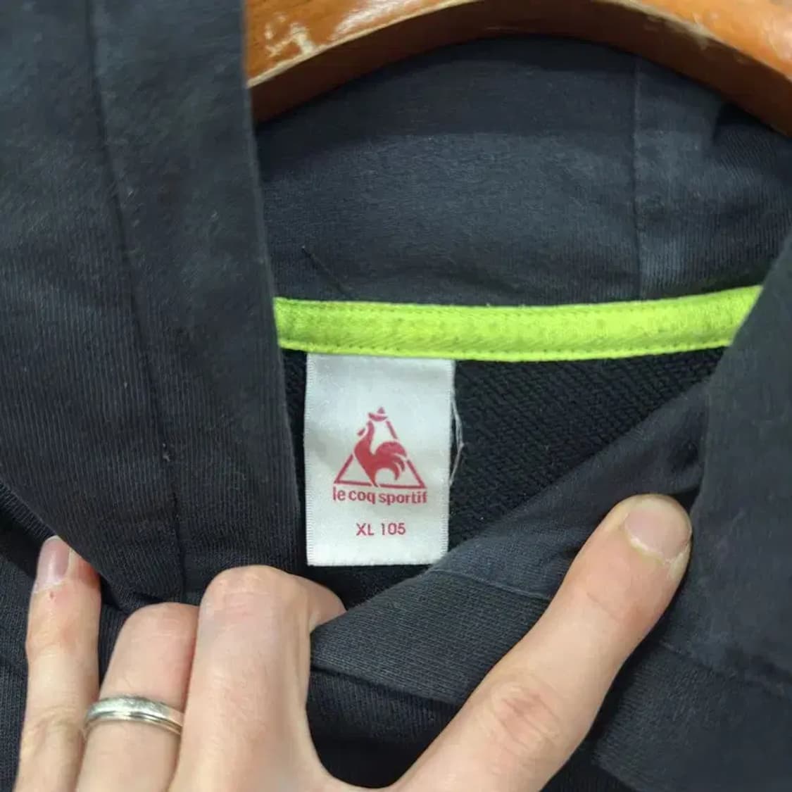 르꼬끄 캐주얼 프린팅로고 후드티 105 A01500 상품이미지3