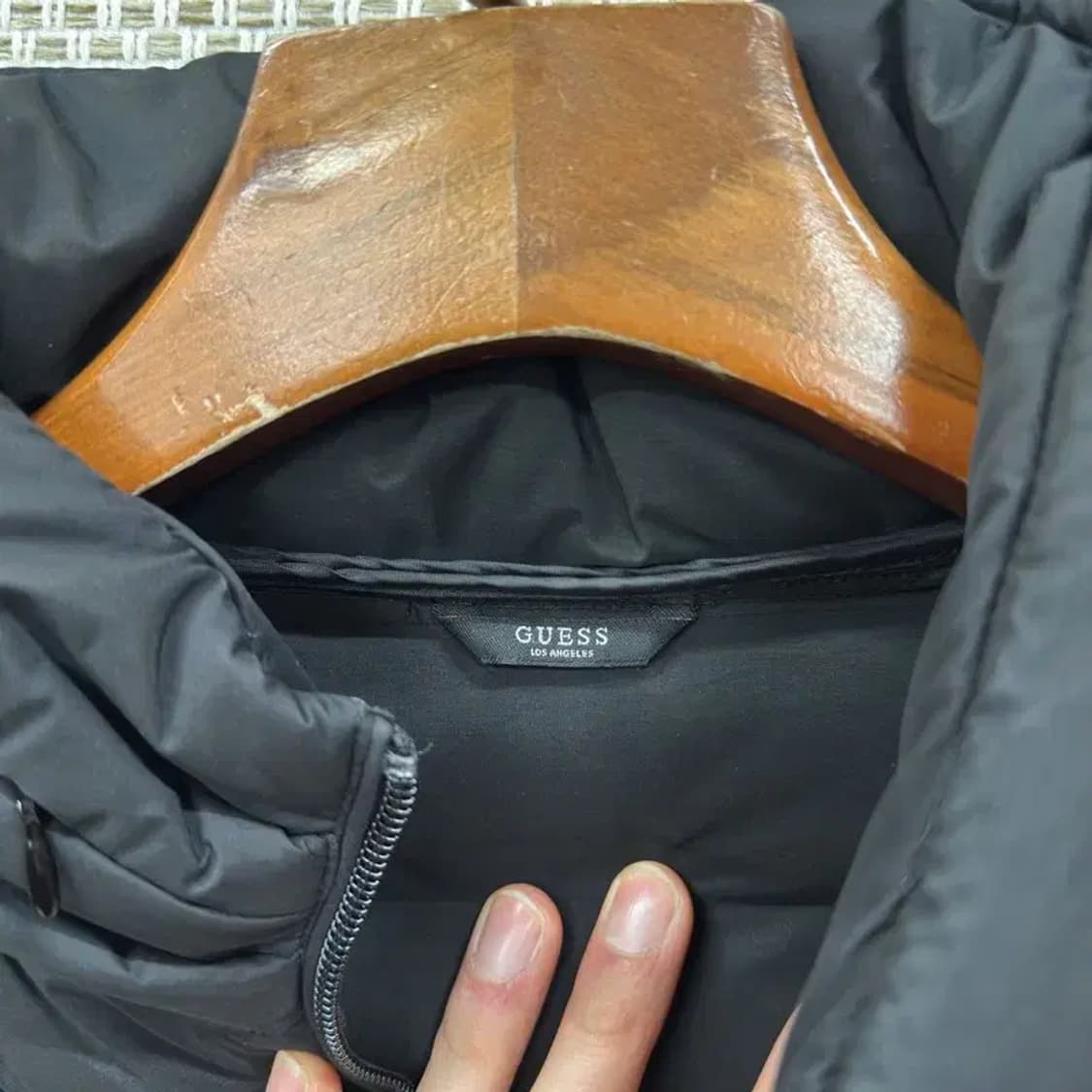 게스 캐주얼 여성 미디 패딩 점퍼 XS A01498 상품이미지3