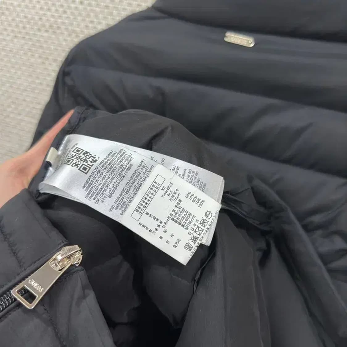 게스 캐주얼 여성 미디 패딩 점퍼 XS A01498 상품이미지4