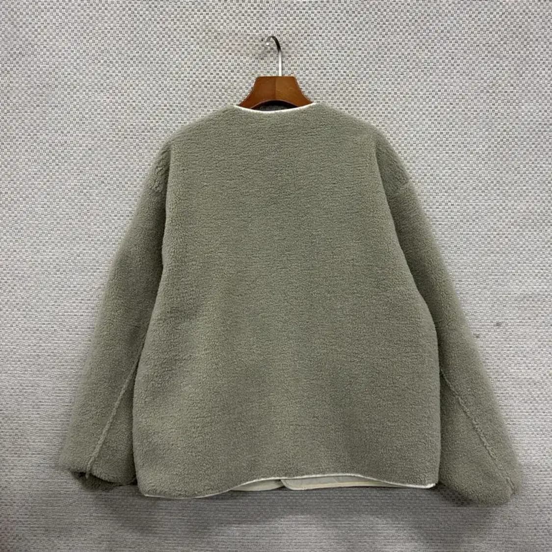 커버낫 자수로고 리버시블 플리스 후리스 자켓 XL A01507 상품이미지2