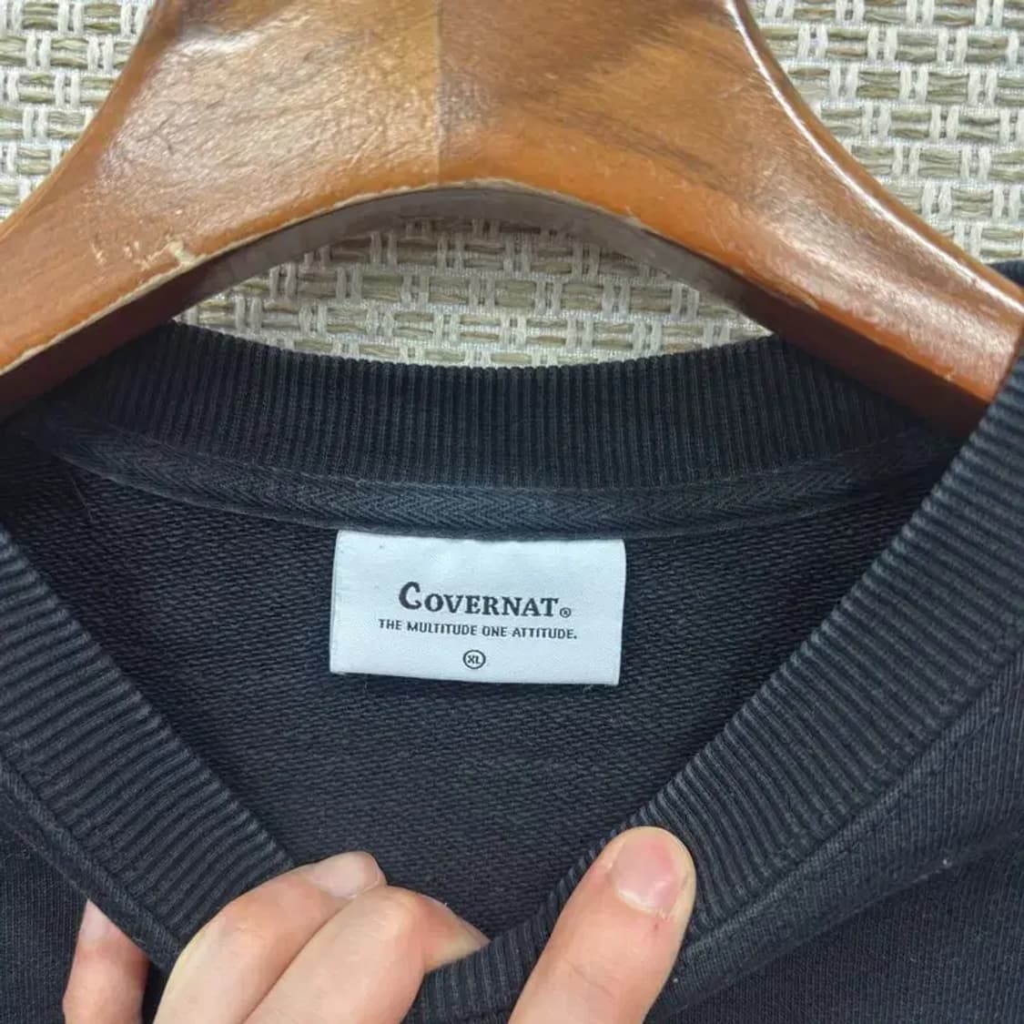 커버낫 캐주얼 빅로고 스웻셔츠 맨투맨 105 A00803 상품이미지3