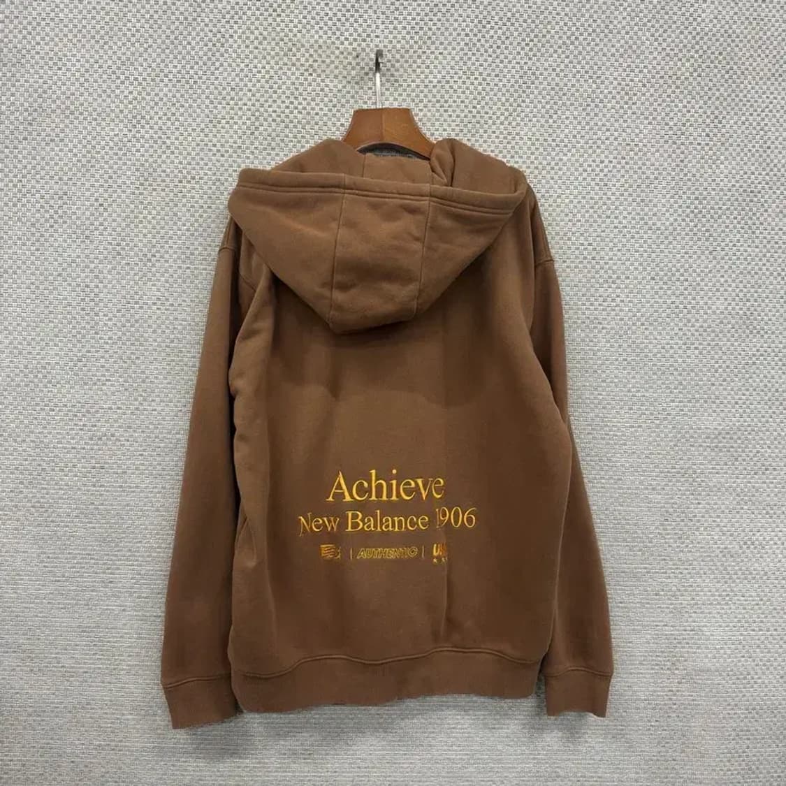 뉴발란스 캐주얼 자수로고 오버핏 기모 후드집업 100 A00809 상품이미지2