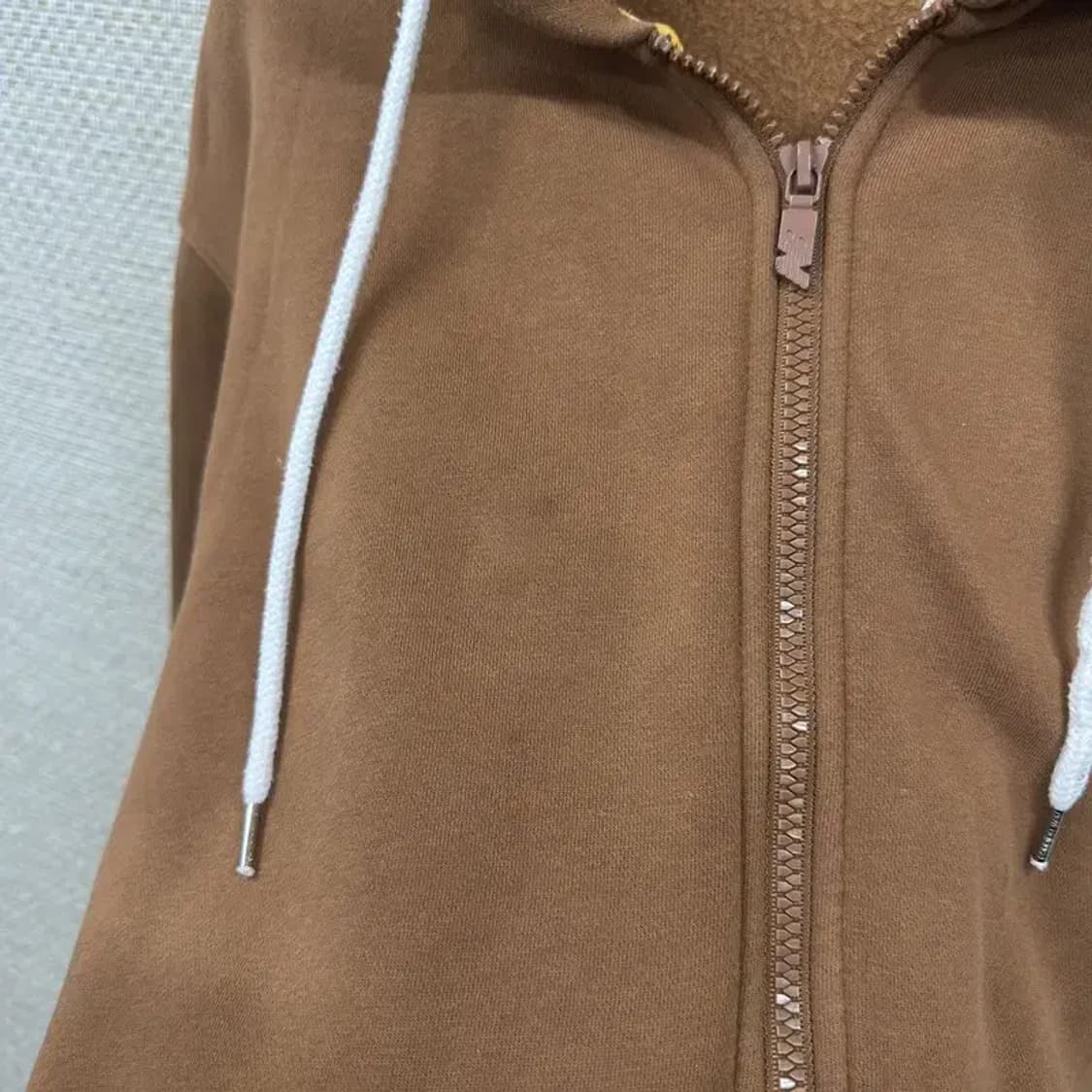 뉴발란스 캐주얼 자수로고 오버핏 기모 후드집업 100 A00809 상품이미지5