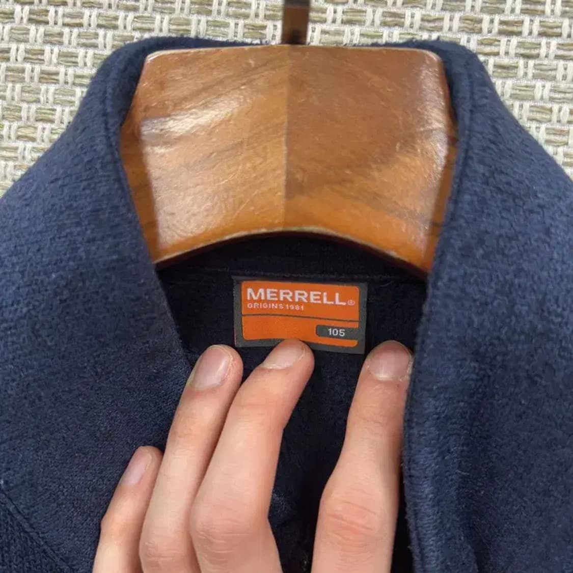 머렐 아웃도어 자수로고 플리스 후리스 집업 105 A00810 상품이미지3