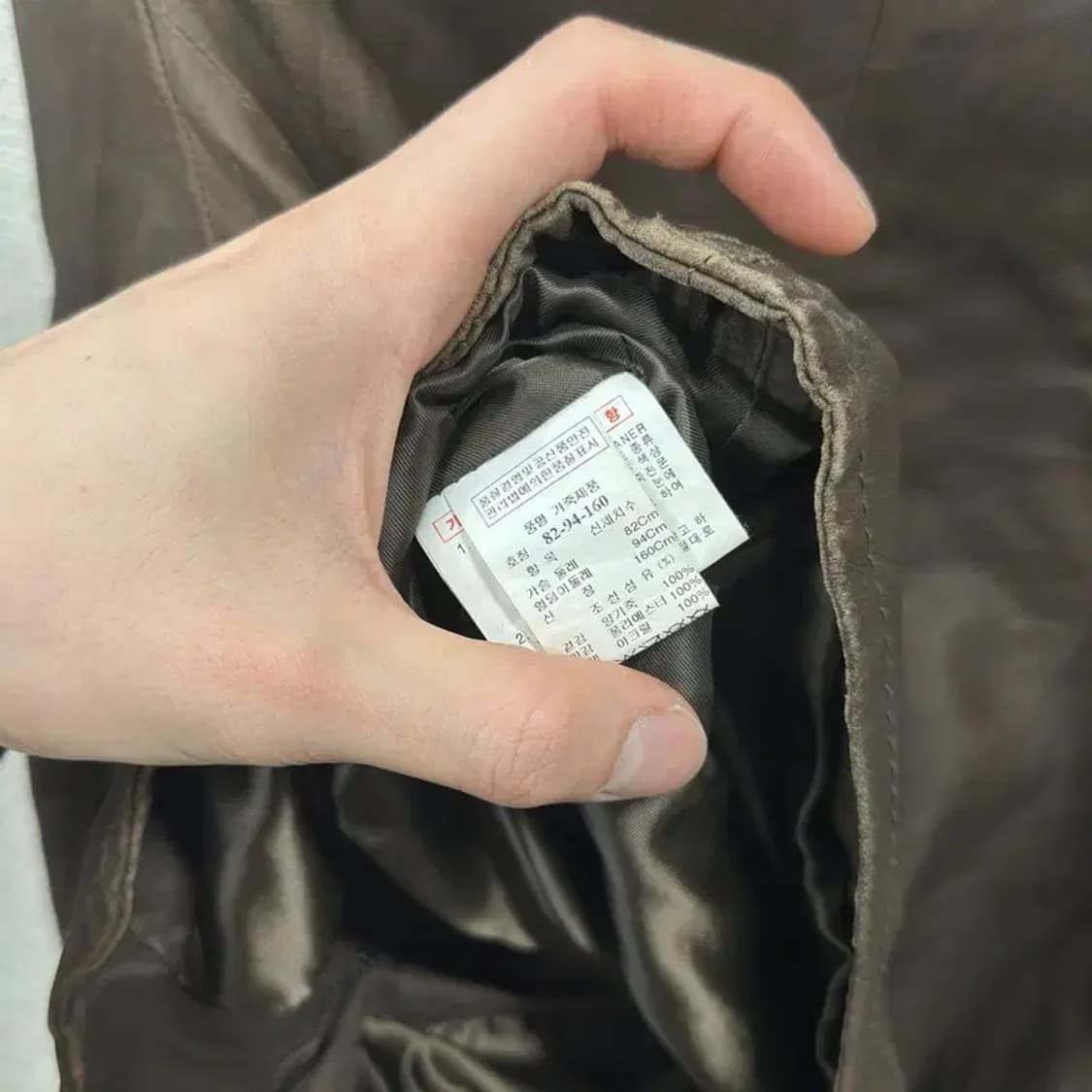 SJSJ 한섬 여성 양가죽 자켓 85 A00817 상품이미지4