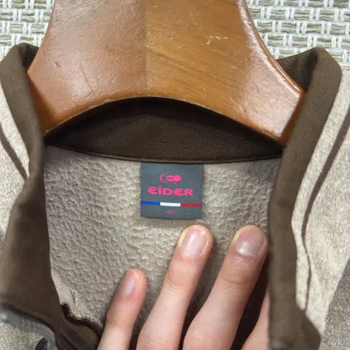 아이더 아웃도어 패치로고 약기모 반집업 긴팔티 95 A00830 상품이미지3