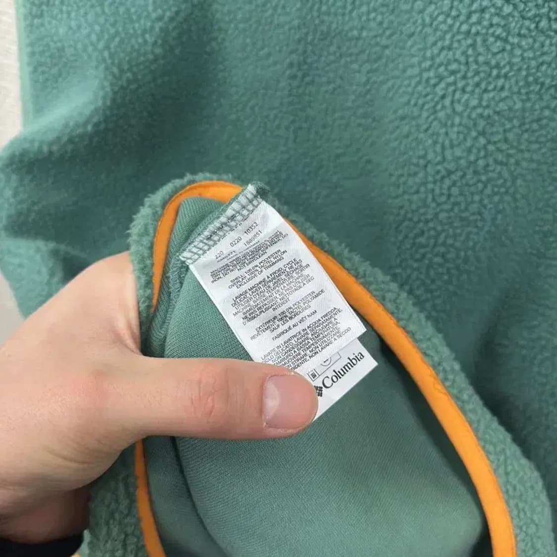 콜럼비아 아웃도어 자수로고 오버핏 플리스 후리스 맨투맨 95 A00804 상품이미지4