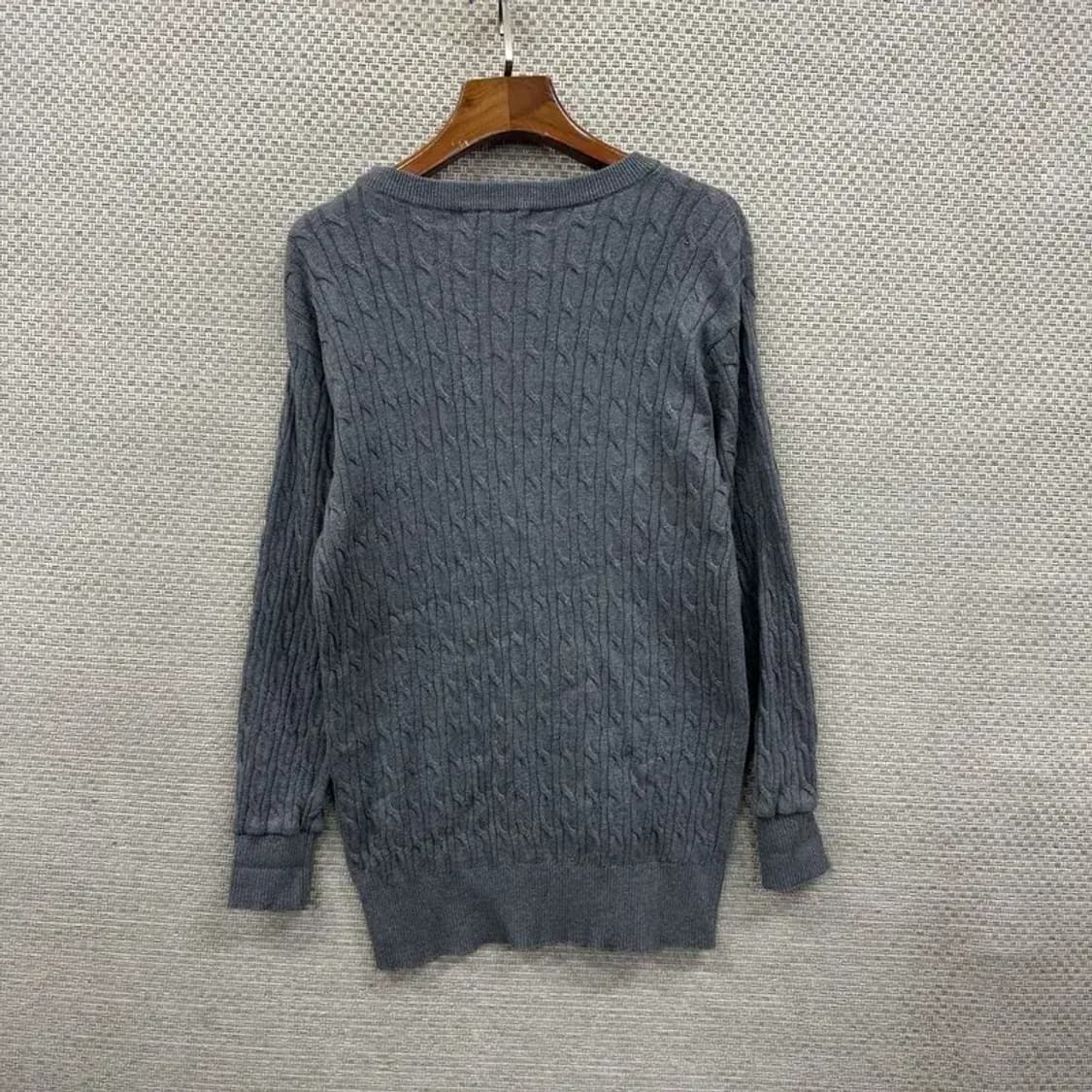 US폴로 캐주얼 자수로고 꽈배기 코튼 니트 스웨터 95 A00827 상품이미지2