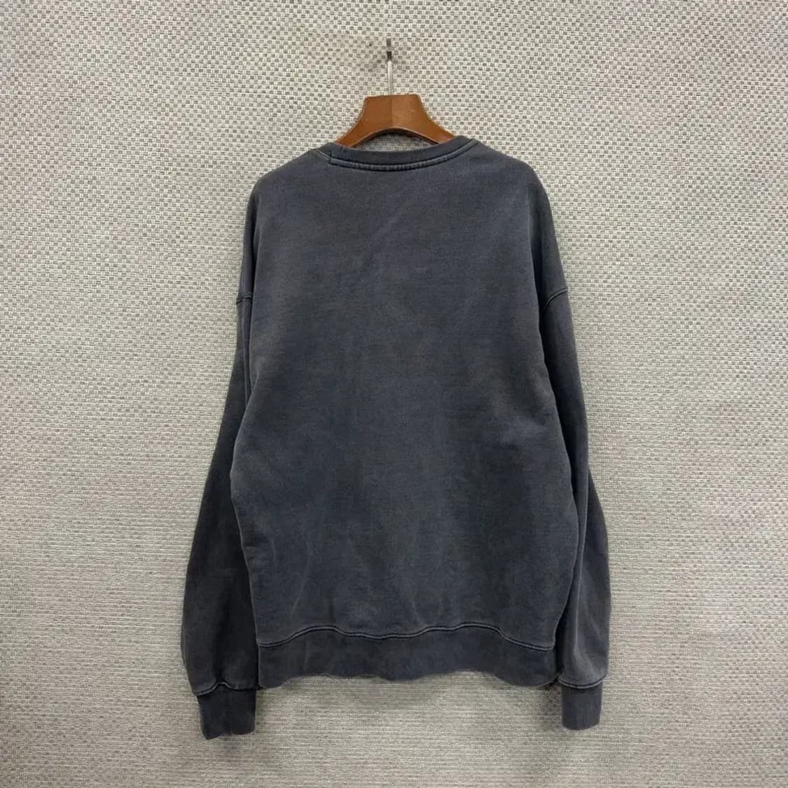 소버먼트 캐주얼 피그먼트 오버핏 스웻셔츠 맨투맨 100 A00805 상품이미지2