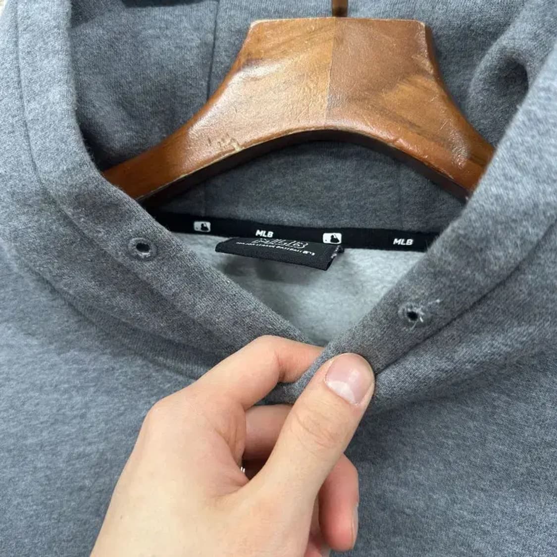 MLB 캐주얼 뉴욕양키스 자수로고 약기모 후드티 105 A00823 상품이미지6