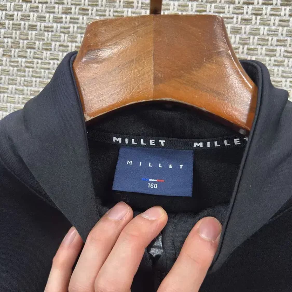 밀레 아웃도어 자수로고 약기모 트랙탑 져지 집업 95 A00824 상품이미지3