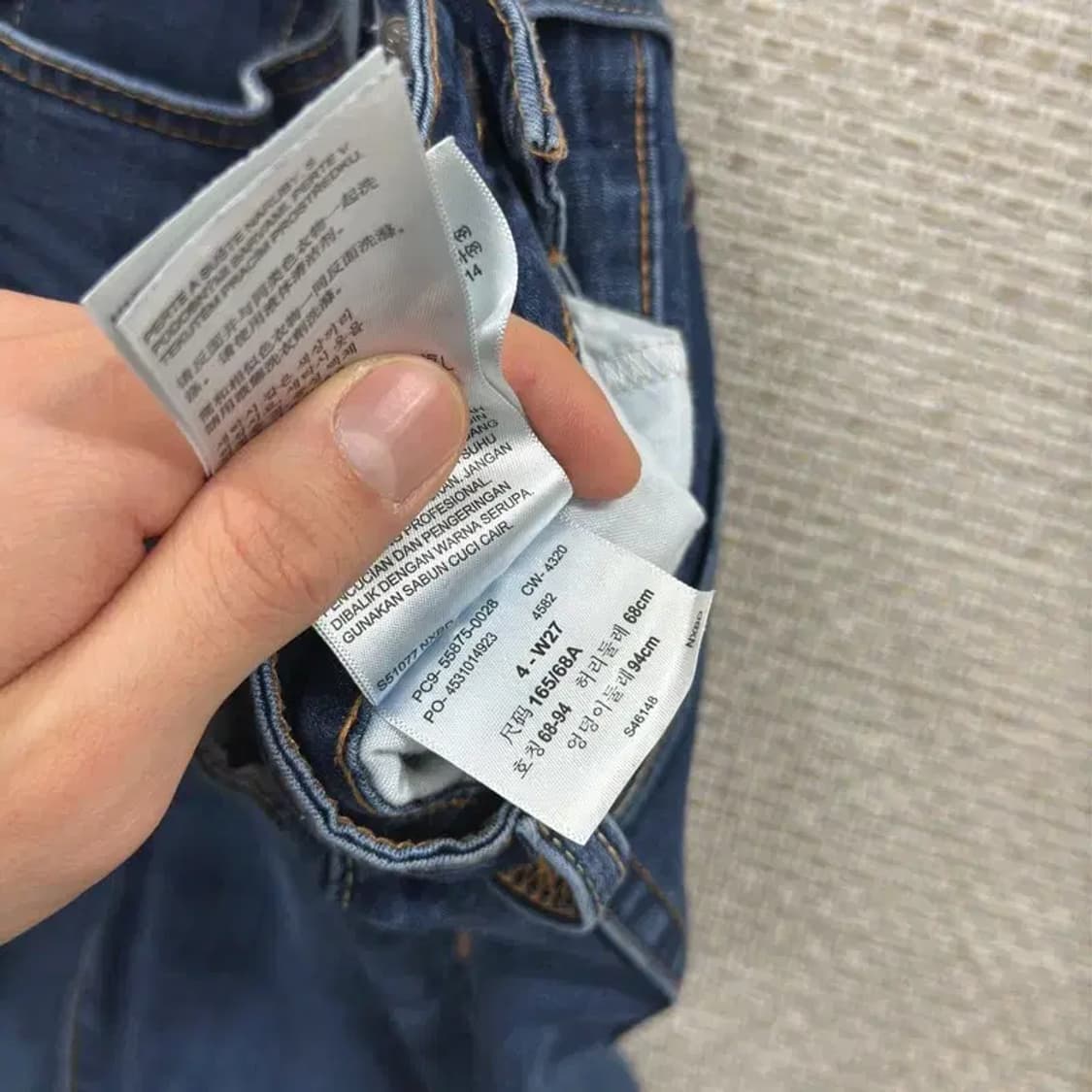 리바이스 데니즌 캐주얼 스판 데님 청바지 68 A00839 상품이미지6