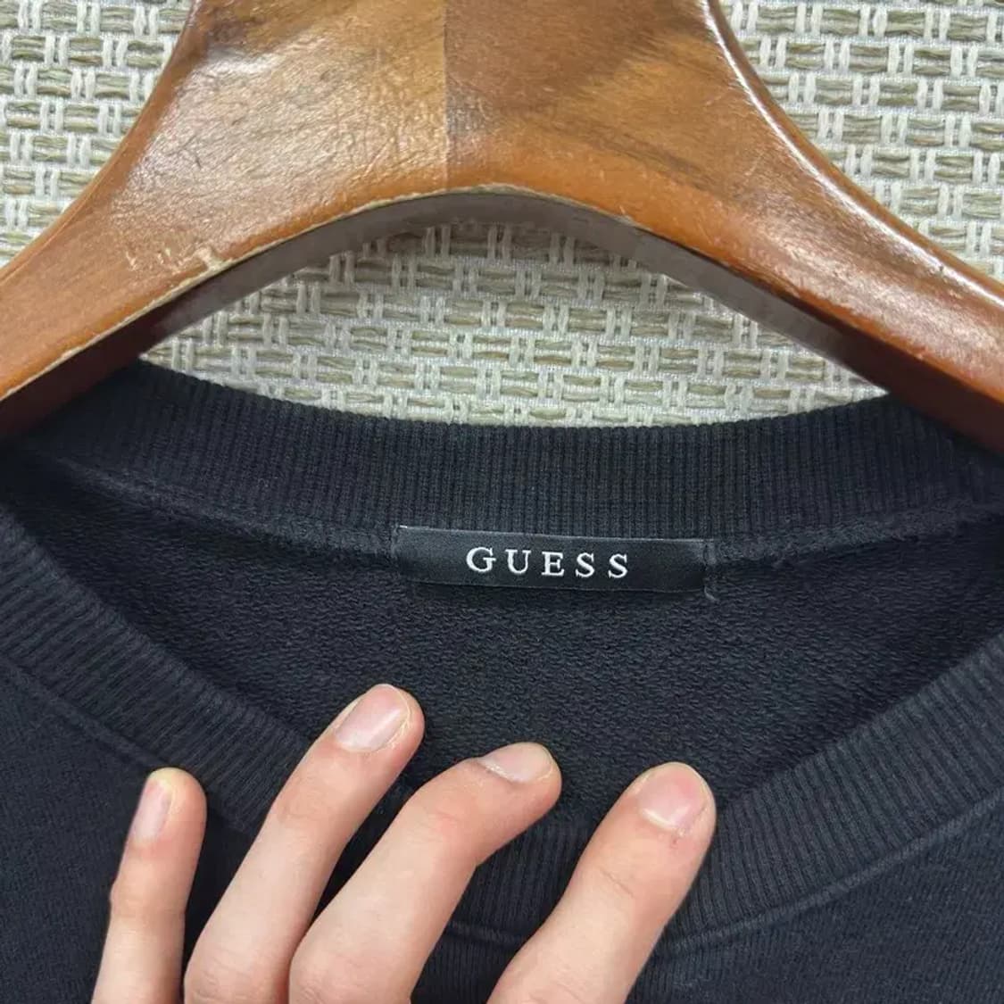 게스 캐주얼 빅프린팅로고 스웻셔츠 맨투맨 100 A00826 상품이미지3