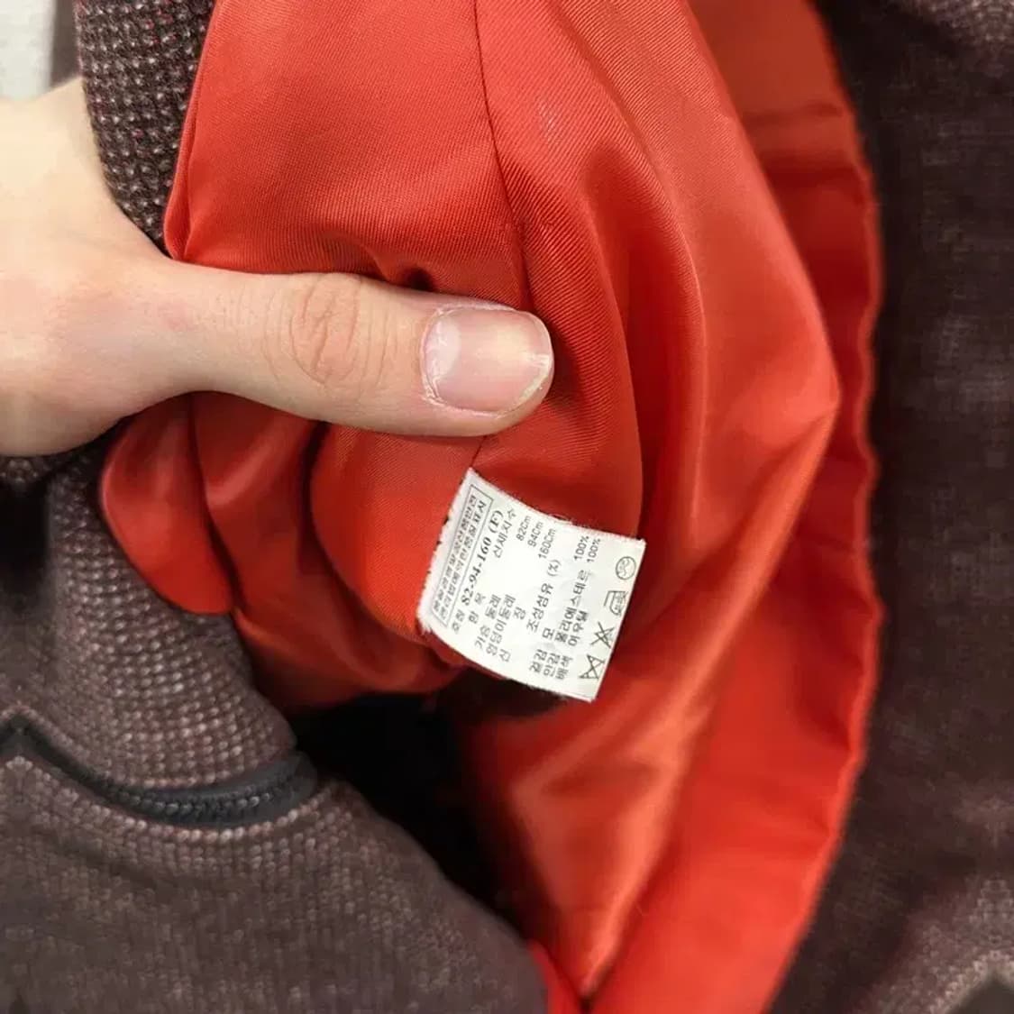 시스템 한섬 야상코트 울 여우털 롱코트 85 A01566 상품이미지4