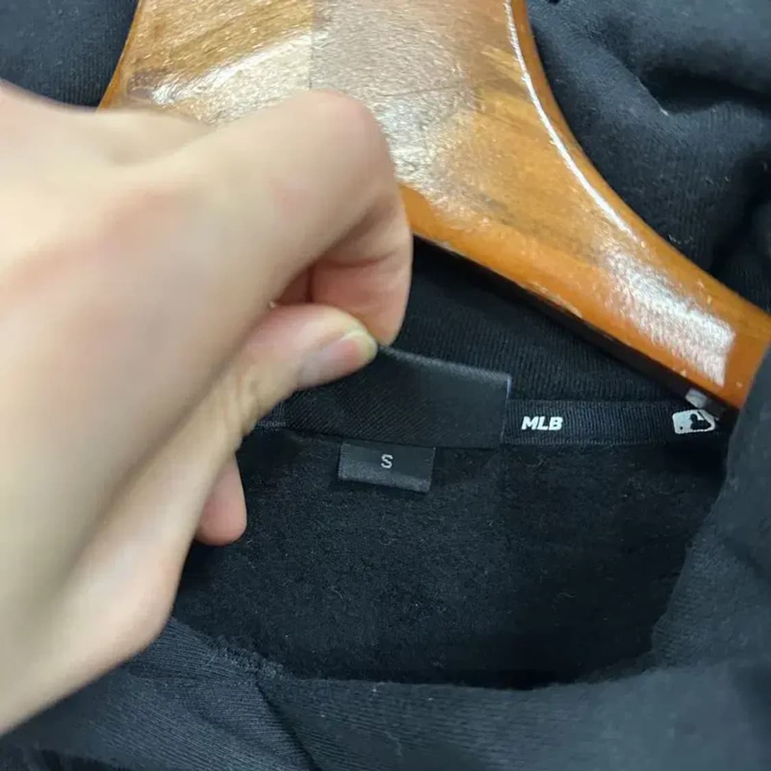 MLB 뉴욕양키스 블랙 롱 후드 원피스 S A01571 상품이미지4