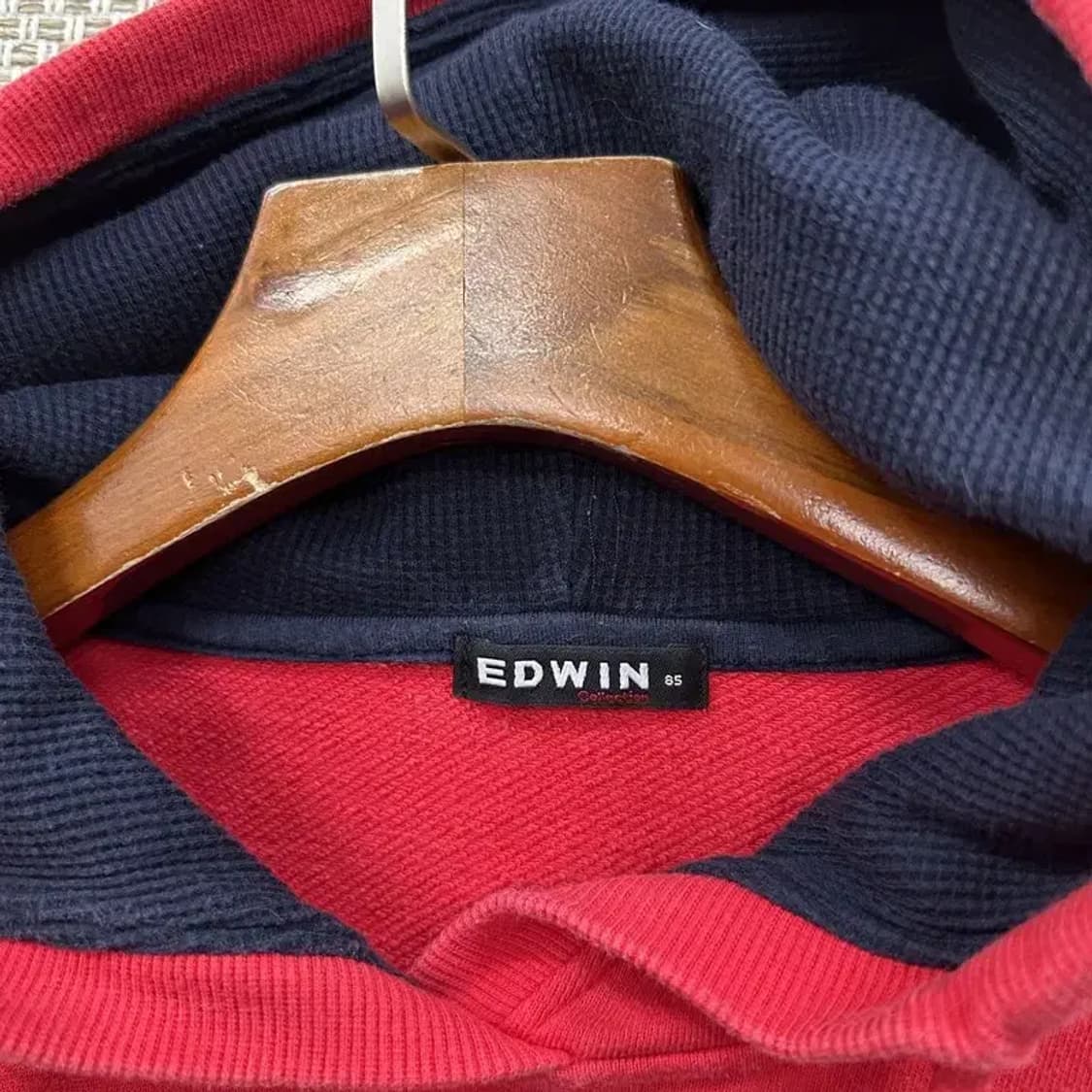 에드윈 캐주얼 빅로고 후드티 85 A01575 상품이미지3