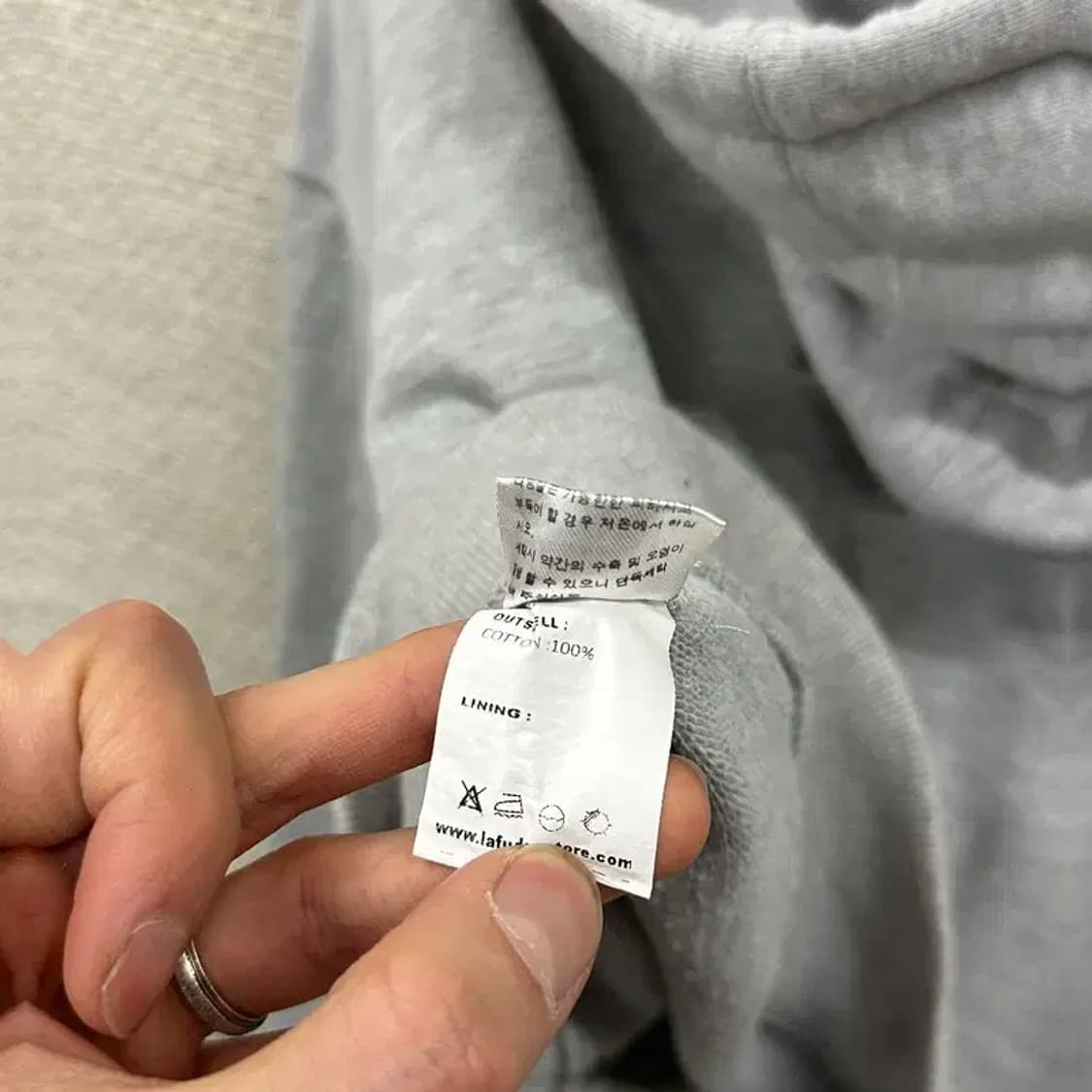 라퍼지스토어 캐주얼 크롭 후드집업 95 A01578 상품이미지4