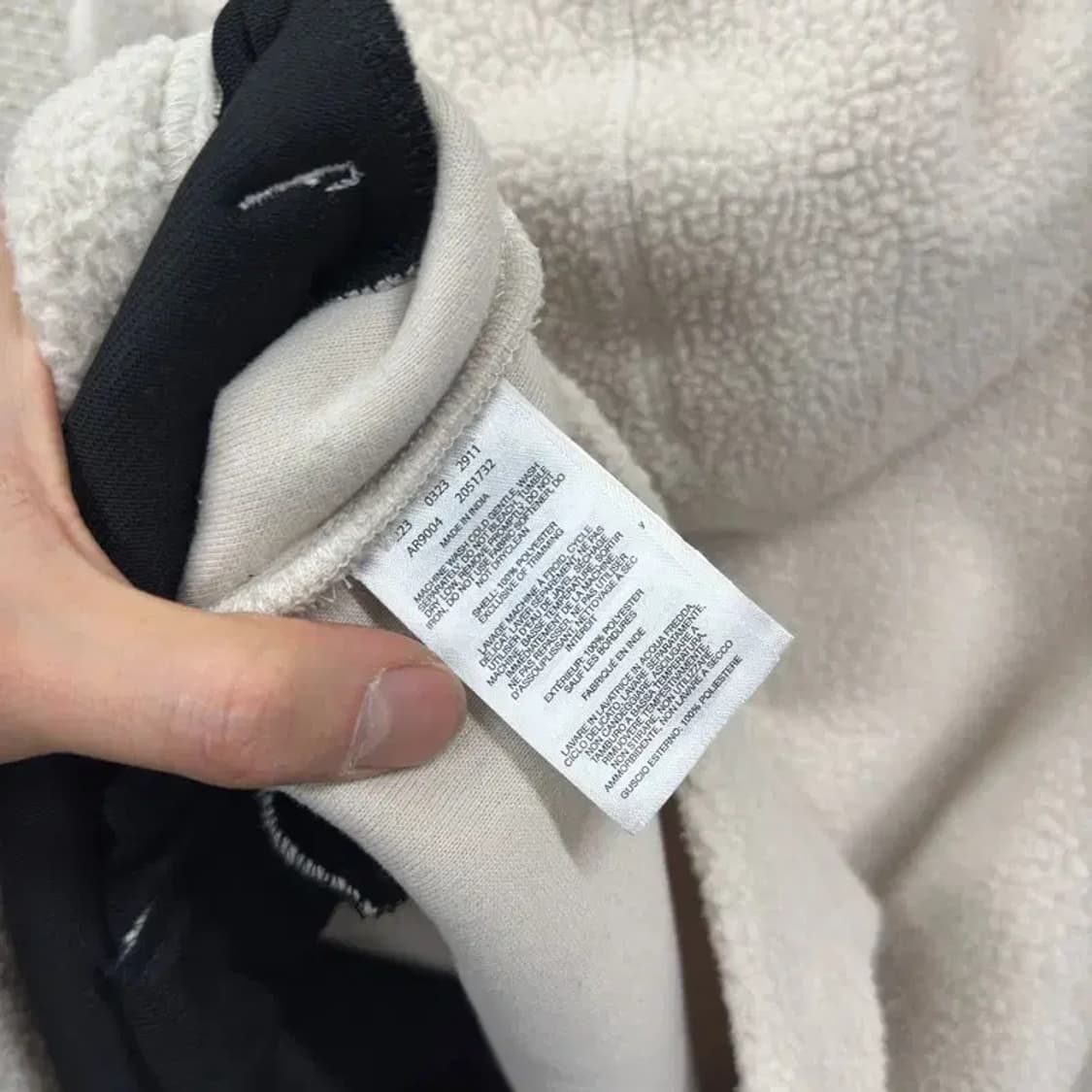 콜럼비아 아웃도어 아이보라 오버핏 후리스 후드티 M A01587 상품이미지4