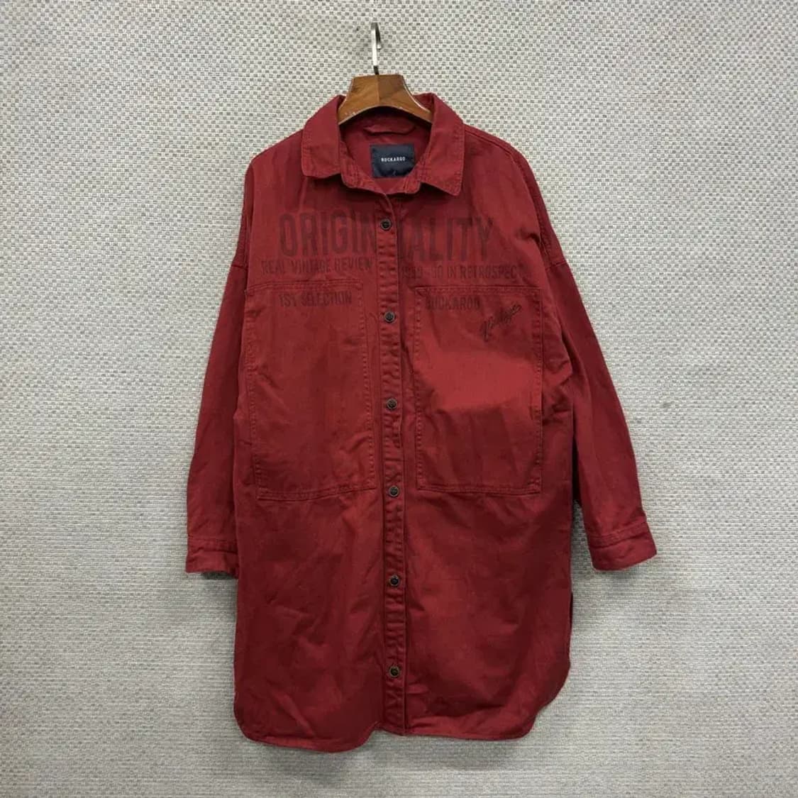 버커루 롱 워크자켓 롱자켓 100 A01588 상품이미지1