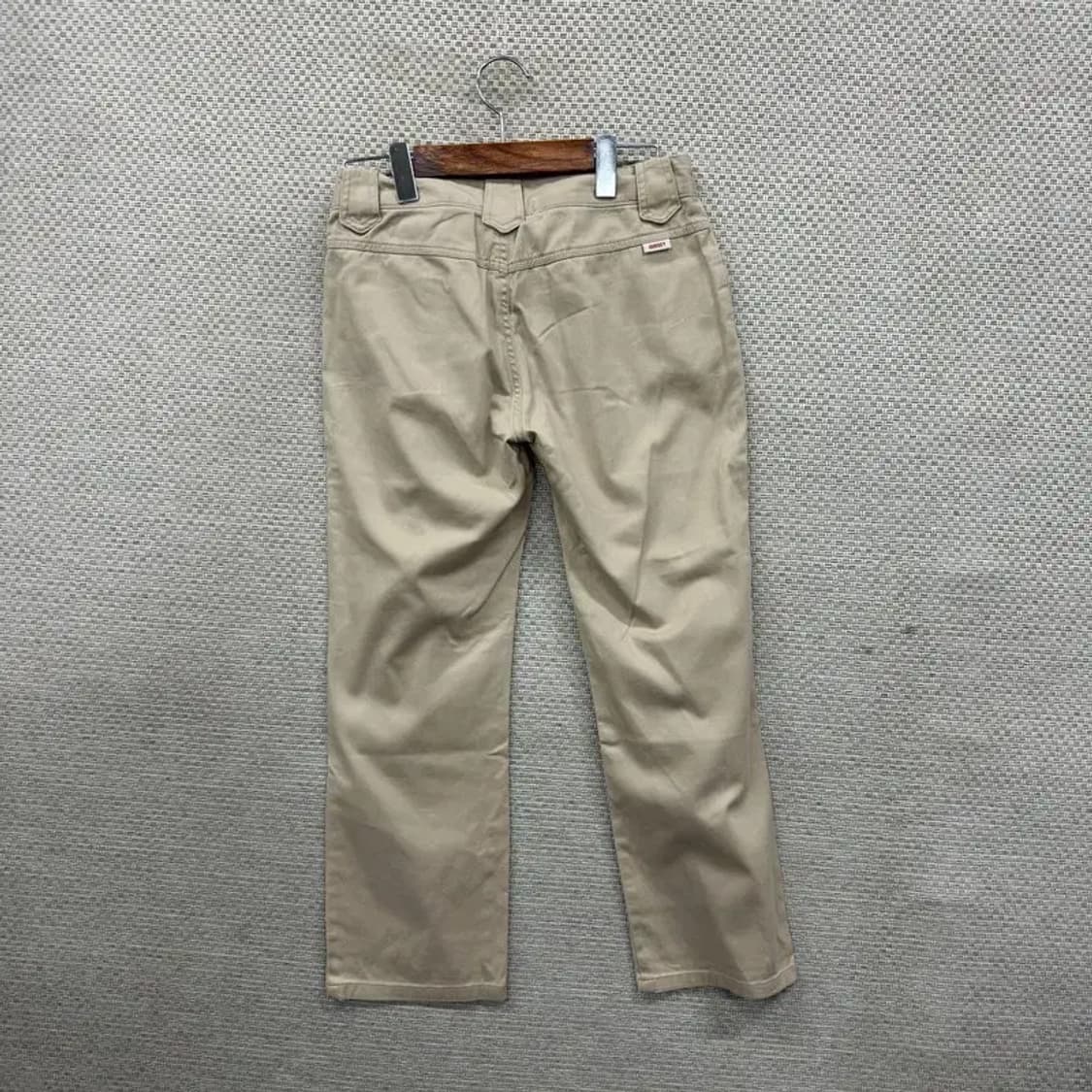 게스 여자 베이지 로우라이즈 면바지 27인치 A01601 상품이미지2