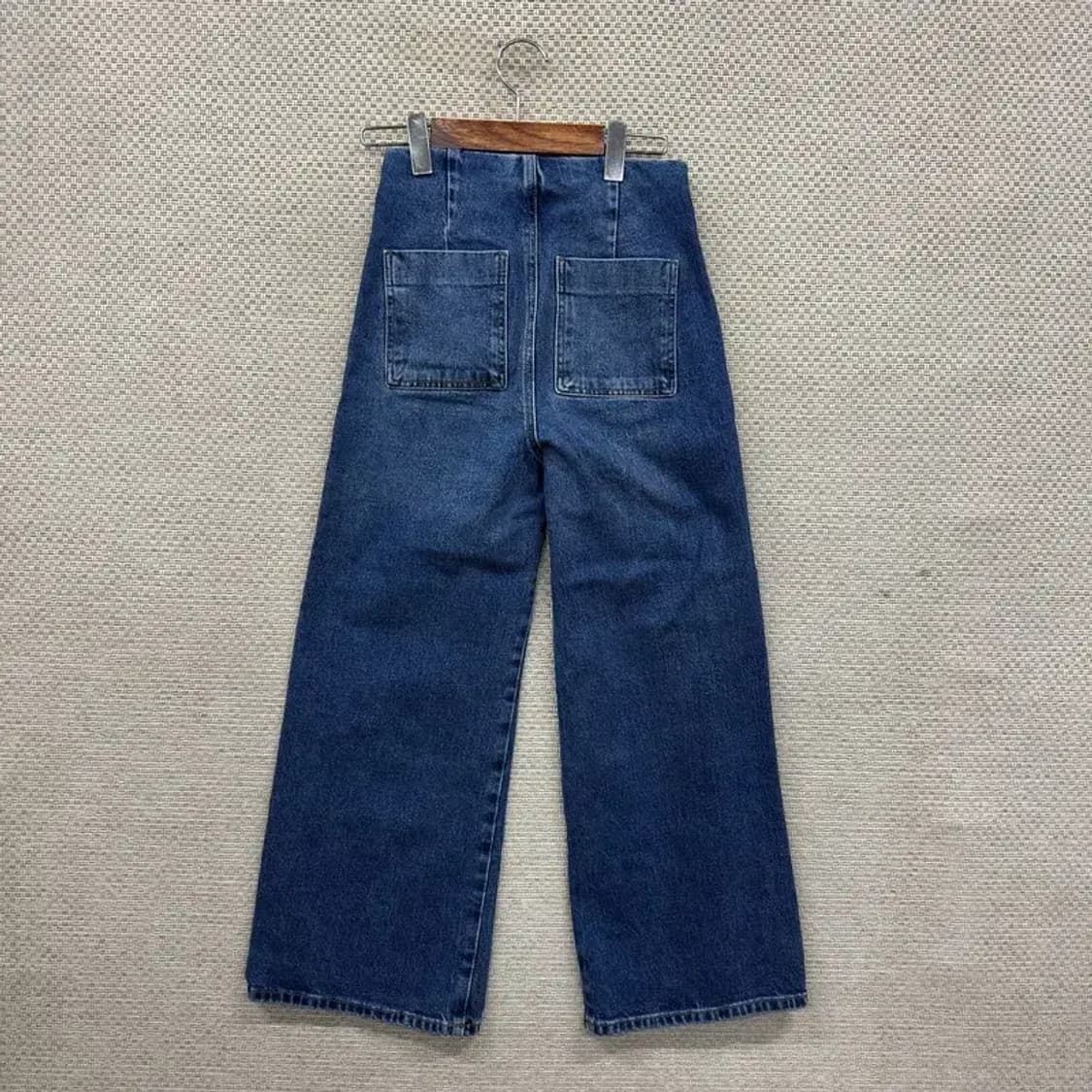 자라 ZARA 하이웨스트 와이드팬츠 데님팬츠 청바지 24인치 A01594 상품이미지2