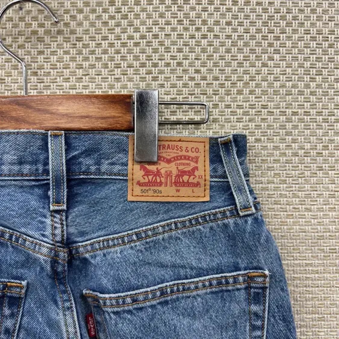 리바이스 501 90s라인 버튼플라이 데님팬츠 청바지 W24 A01595 상품이미지3