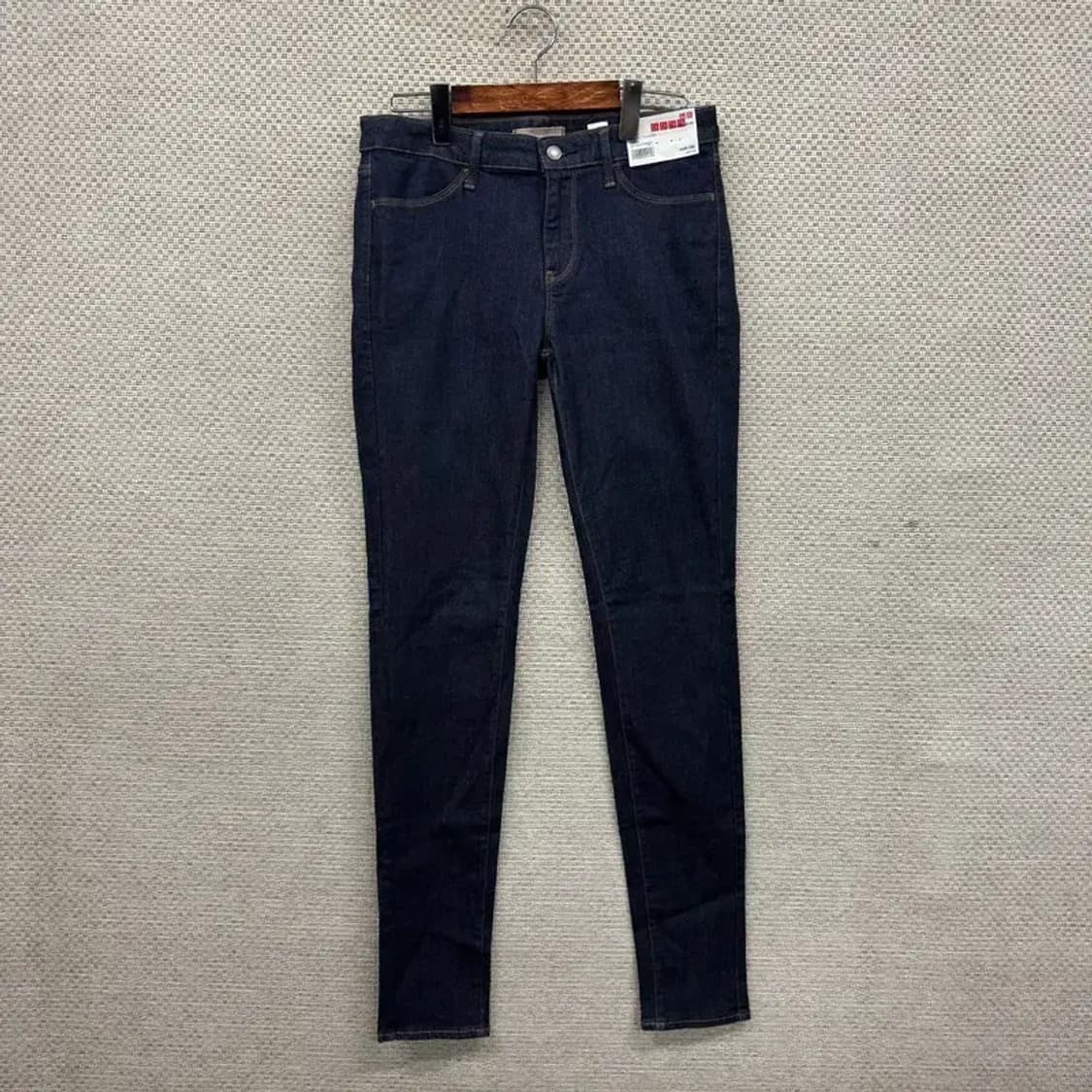 유니클로 스키니진 생지데님 스판 청바지 30인치 A01596 상품이미지1