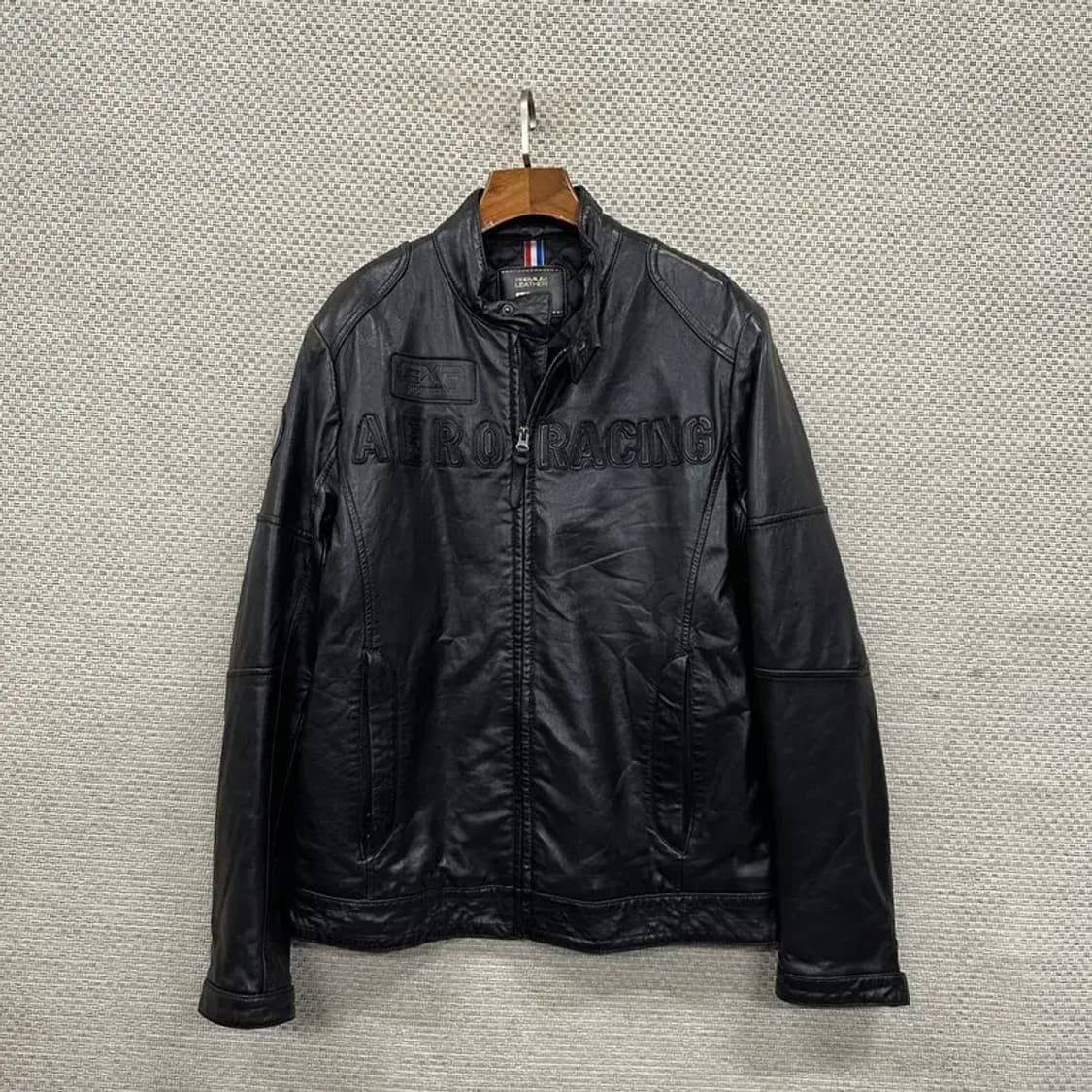 EXR 레이싱 블랙 양가죽 가죽자켓 100 A01584 상품이미지1