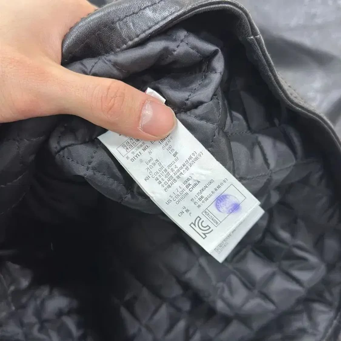 EXR 레이싱 블랙 양가죽 가죽자켓 100 A01584 상품이미지4