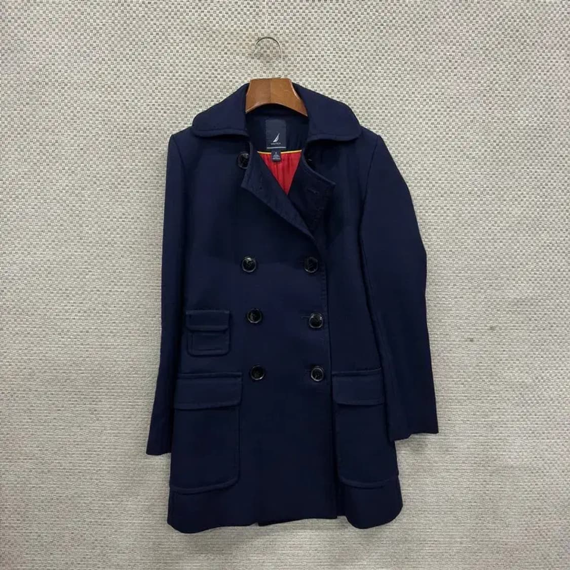 노티카 캐주얼 더블버튼 울 코트 자켓 0 A01642 상품이미지1