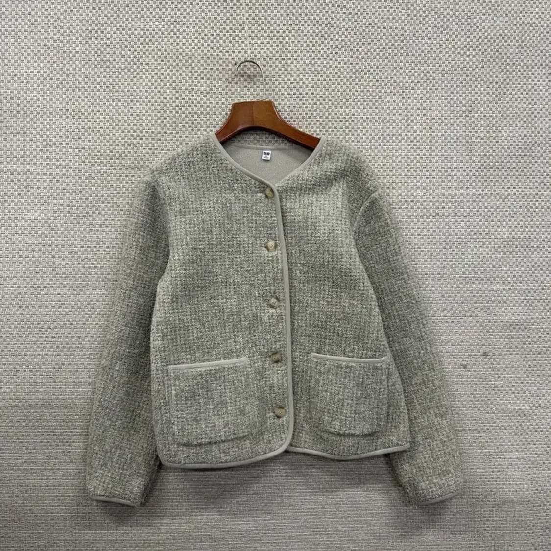 유니클로 캐주얼 뽀글이 플리스 후리스 자켓 M A01644 상품이미지1