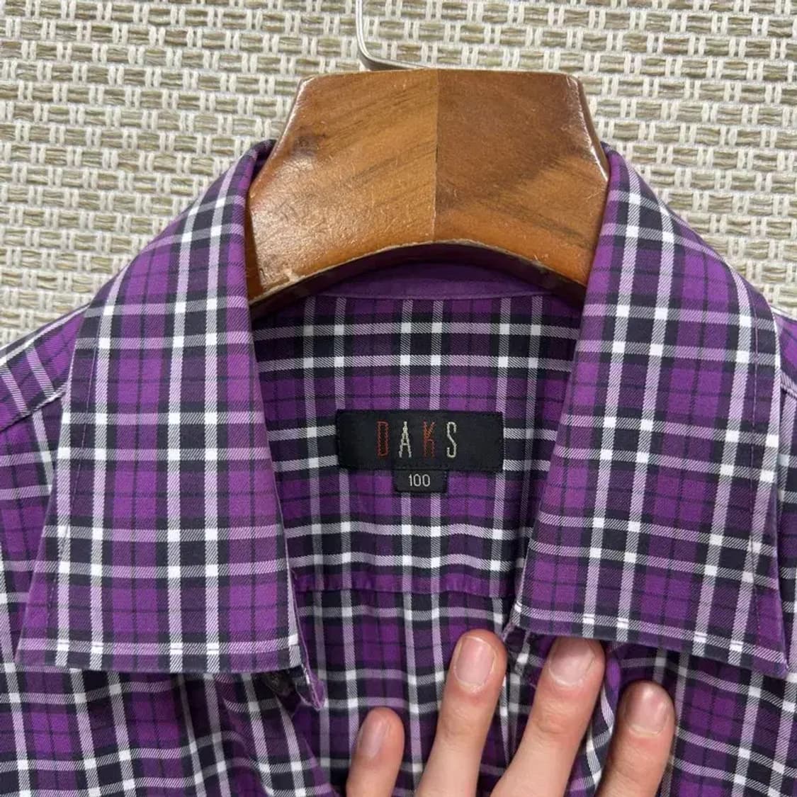 닥스 캐주얼 자수로고 긴팔 셔츠 100 A01650 상품이미지3