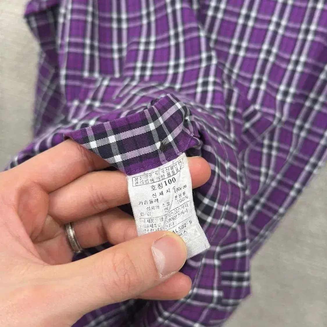 닥스 캐주얼 자수로고 긴팔 셔츠 100 A01650 상품이미지4