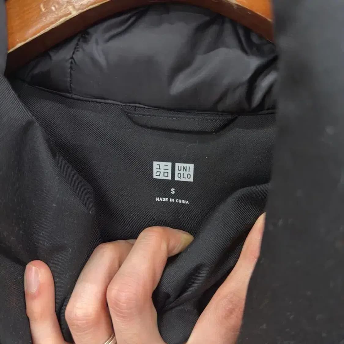 유니클로 캐주얼 깃털 패딩 점퍼 S A01655 상품이미지3