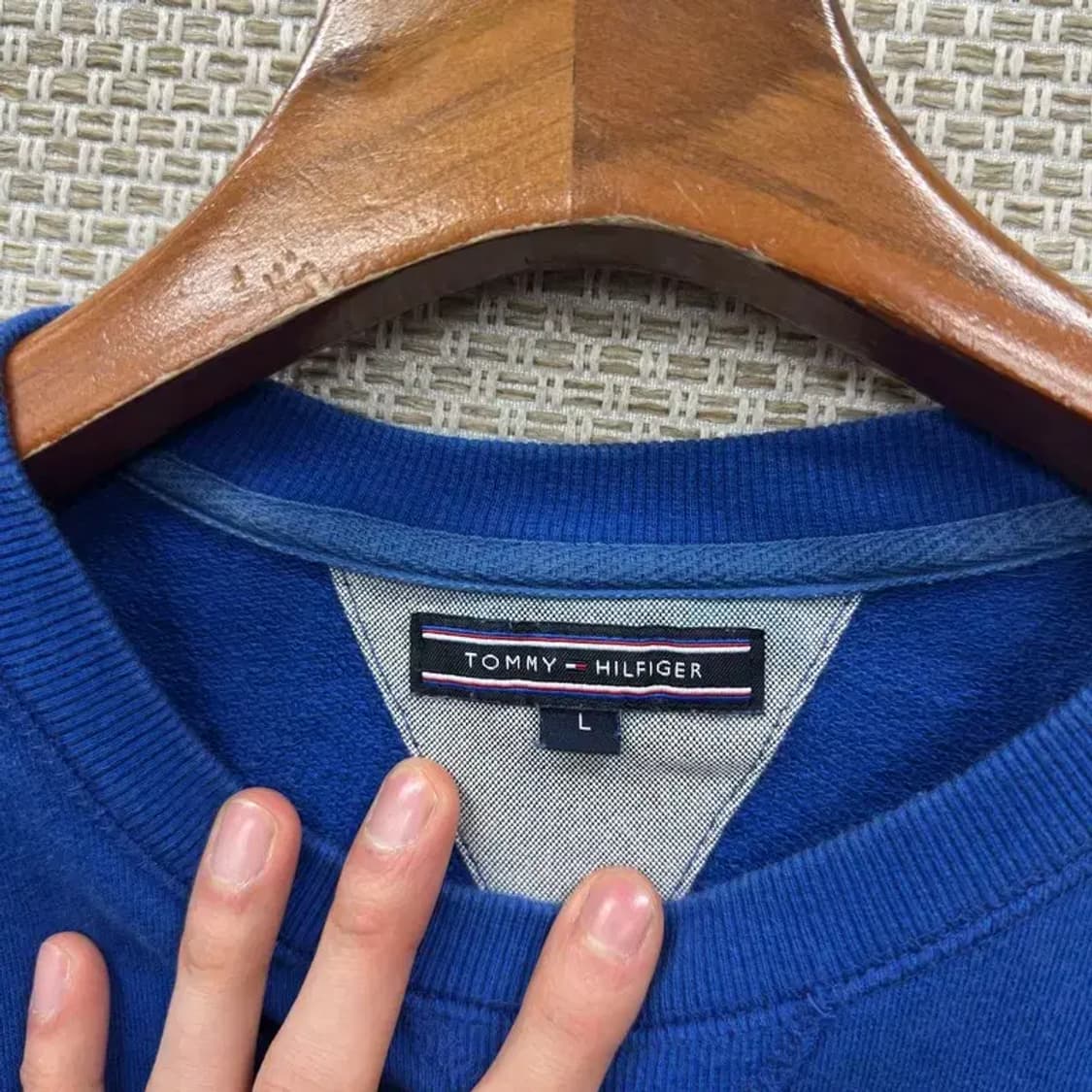 타미힐피거 캐주얼 자수로고 스웻셔츠 맨투맨 L A01658 상품이미지3