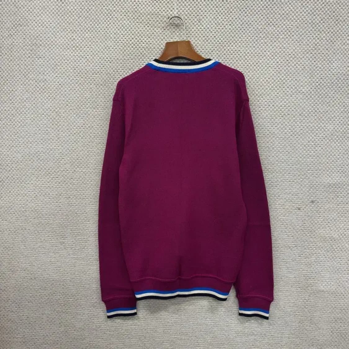 라코스테 올드스쿨 울 니트 가디건 100 A01667 상품이미지2