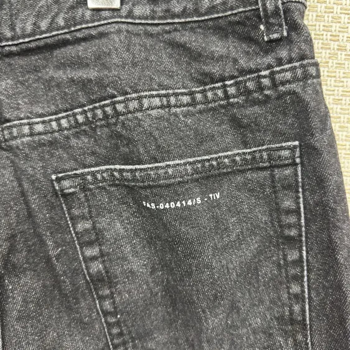 페이탈리즘 블랙진 데님 흑청바지 48 A01678 상품이미지3